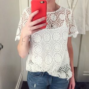 Banana Republic Lace Top